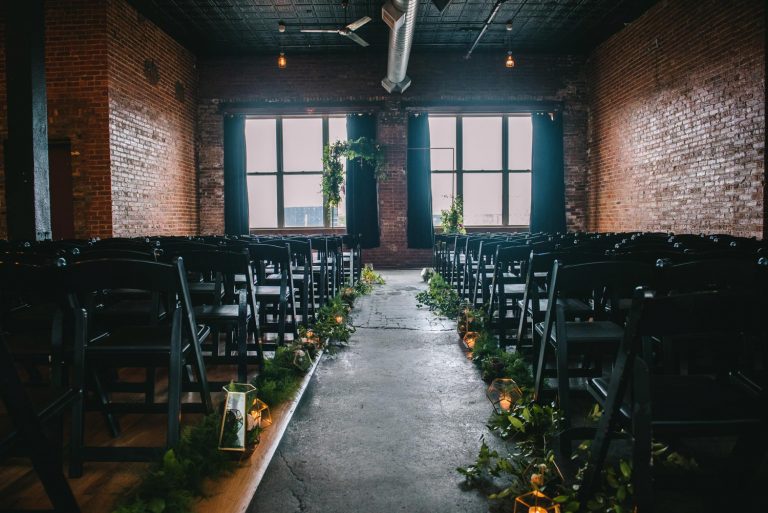 Empty Space | Bottom Lounge Weddings | Brittany & Patrick | Photographer: A. O'Brien